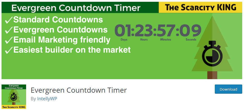 بهترین افزونه شمارش معکوس در وردپرس Countdown Timer